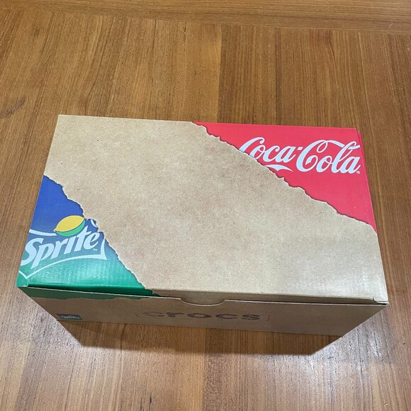 Crocs Coca Cola CLassic Clog White 209314-100 Size Men 10 . Women 12 - Picture 2 of 4